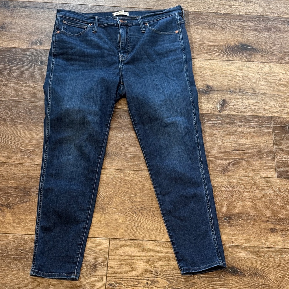 Madewell 10” high‎ rise skinny 33